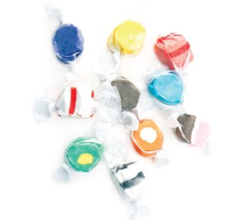 Sweet Candy Original Salt Water Taffy Assortment – Delicious Chewy Candy – Individually Wrapped – Classic Nostalgic Candies- 3LB – Assorted – Approximately 210 pieces