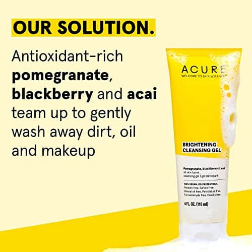 Acure Organics Brilliantly Brightening Cleansing Gel -- 4 oz - Image 3