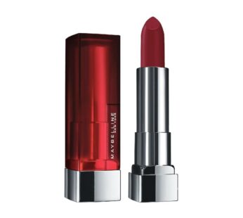 Maybelline Color Sensational Lipstick, Lip Makeup, Matte Finish, Hydrating Lipstick, Nude, Pink, Red, Plum Lip Color, Divine Wine, 1 Count
