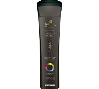 Naissant Black Hair Toning Mask | Eliminates Brassiness | Neutralizes Yellow & Orange Tones | Paraben, Ammonia & Sulfate Free | Pro-Vitamin B5, Olive Oil & Honey (Azul Plata) 10.1 Fl