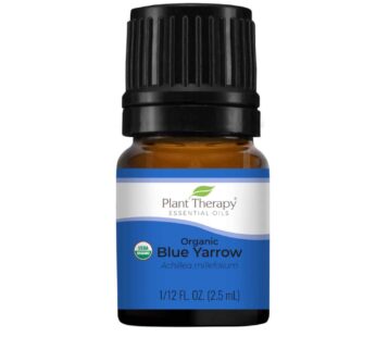 Plant Therapy Organic Blue Yarrow Essential Oil 2.5 ml (1/12 oz) 100% Pure, Undiluted, Therapeutic Grade