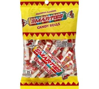 Smarties Candy Rolls Original Flavor Gluten Free & Vegan Delight | Classic Sweetness from Family Owned Since 1949 Peanut Free, Dairy Free & Allergen Free | Perfect Yummy Treat – 5 Ounce Pack of 1