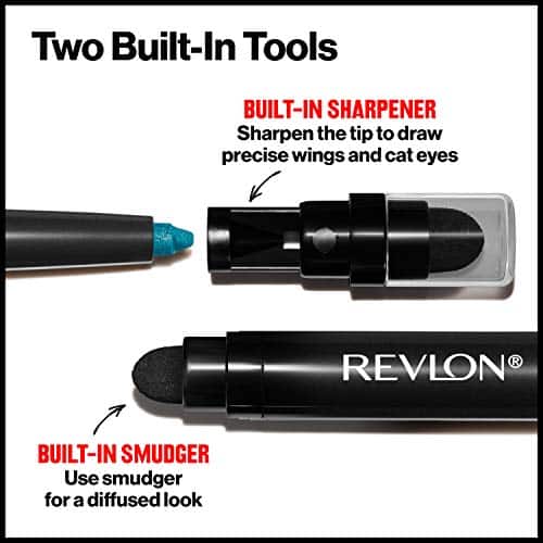 Revlon Pencil Eyeliner, ColorStay Eye Makeup with Built-in Sharpener, Waterproof, Smudge-proof, Longwearing with Ultra-Fine Tip, 204 Charcoal, 0.01 oz - Image 5