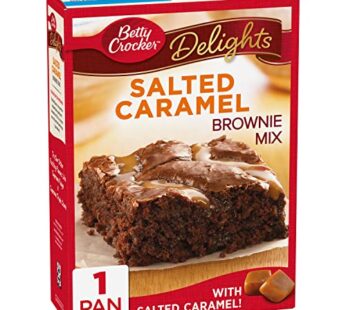 Betty Crocker Delights Salted Caramel Brownie Mix, 18.4 oz.
