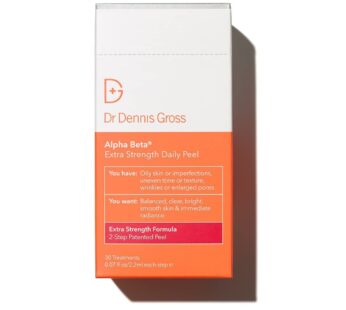 Dr. Dennis Gross Alpha Beta Extra Strength Daily Peel: for Oily Skin, Uneven Tone or Texture, Wrinkles or Enlarged Pores (30 Treatments)