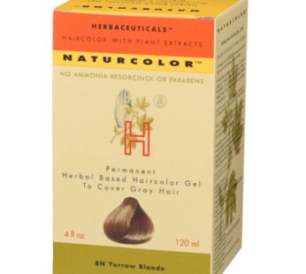 Naturcolor Haircolor – Yarrow Blonde Hair Dye, 4 Fl Oz (8N)