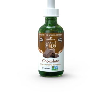 SweetLeaf Sweet Drops Chocolate Liquid Stevia Sweetener – Chocolate Stevia Drops, Zero Calories, Zero Sugar, Non-GMO, Gluten-Free, Keto Friendly, Chocolate Flavor Stevia – 2 Fl Oz