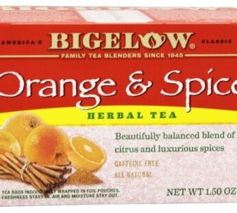 Bigelow Orange & Spice Tea Bags – 20 ct – 3 Pack