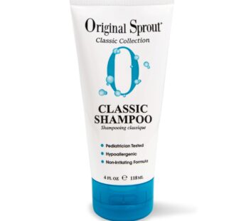 Original Sprout Classic Shampoo for All Hair Types, Sulfate Free and Vegan Shampoo, 4 oz. Bottle
