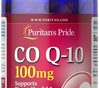 Puritans Pride CoQ10 100mg, Supports Heart Health, 240 Rapid Release Softgels