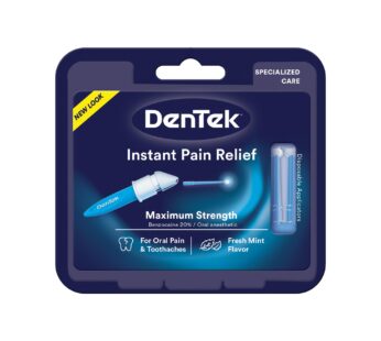 DenTek Instant Oral Pain Relief Maximum Strength Kit for Toothaches | 50 Count