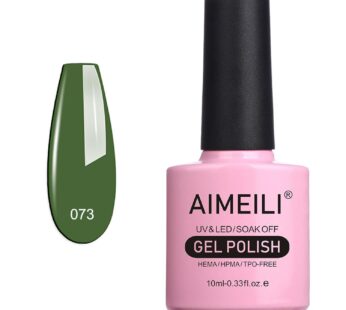 AIMEILI Soak Off UV LED Gel Nail Polish – Kale (073) 10ml