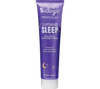 Oilogic Baby Lotion – Slumber & Sleep Calming Cream for Babies & Toddlers – Relaxing & Moisturizing with 100% Pure & Natural Essential Oil Blend – Lavender and Chamomile Oil