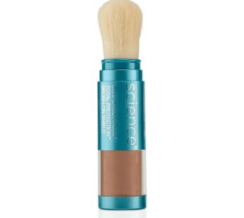 Colorescience Brush-On Sunscreen Mineral Powder for Sensitive Skin, Deep