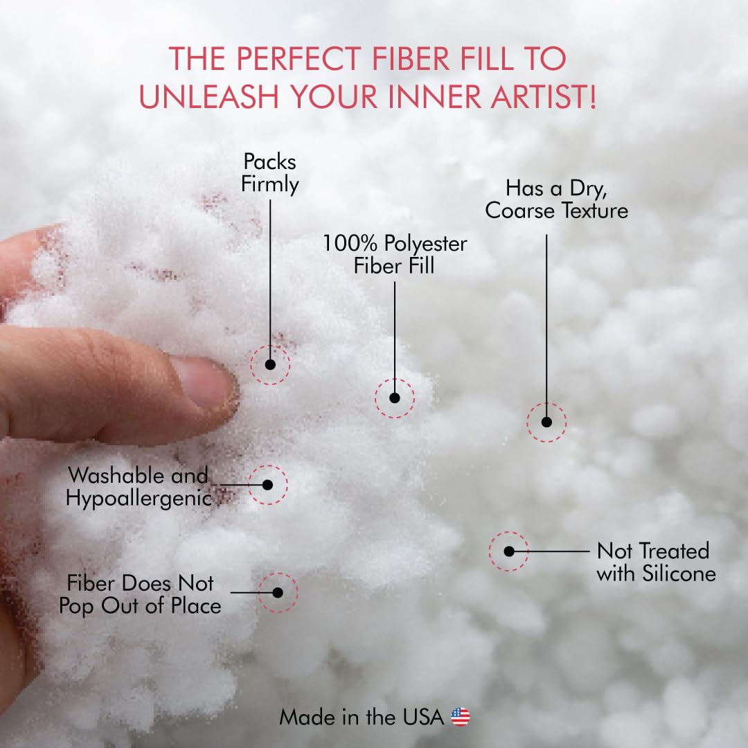 Fairfield Poly-Fil Crafter?s Choice Packaging Fiber, 10 Ounce (Pack of 1), Blue - Image 4