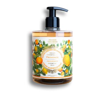 Panier des Sens – Liquid Hand Soap – Provence Hand Wash – French Marseille Moisturizing Hand Soap with Coconut Oil – Refillable Kitchen & Bathroom Hand Soap – 97% Natural Ingredients -16.9 Fl.oz