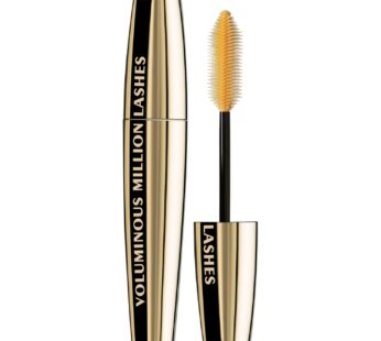 L?Oreal Paris Makeup Voluminous Million Lashes Mascara, Volumizing Collagen Infused Eye Makeup, Amplifying Mascara Brush, Washable, Black, 0.32 Fl Oz., 1 Count