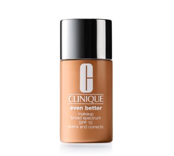 Clinique Even Better Makeup Medium Coverage Foundation Broad Spectrum SPF 15 | Evens Skin Tone + Reduces Dark Circles, Cream Caramel