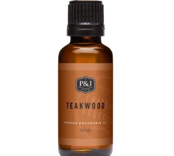 P&J Trading Fragrance Oil | Teakwood Oil 30ml – Candle Scents for Candle Making, Freshie Scents, Soap Making Supplies, Diffuser Oil Scents