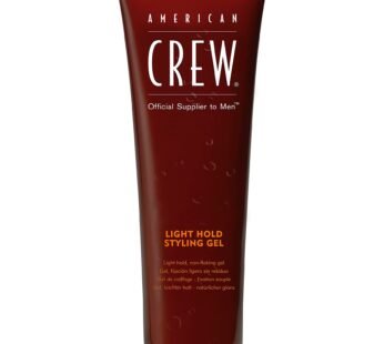 American Crew Men’s Hair Gel, Light Hold with Low Shine, 8.4 Fl Oz