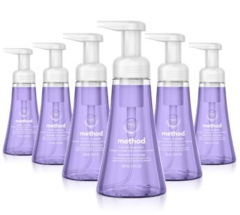 Method Foaming Hand Soap, French Lavender, Biodegradable Formula, 10 Fl Oz (Pack of 6)