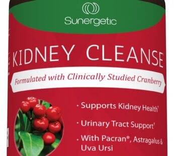 Premium Kidney Cleanse Supplement ? Powerful Kidney Support Formula with Cranberry Extract Helps Support Healthy Kidneys & Urinary Tract Support? 60 Vegetarian Capsules