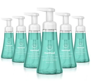 Method Foaming Hand Soap, Waterfall, Paraben and Phthalate Free, Biodegradable Formula, 10 fl oz (Pack of 6)