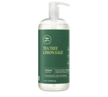 Tea Tree Lemon Sage Thickening Shampoo, Builds Body + Boosts Volume, For Fine Hair, 33.8 fl. oz.