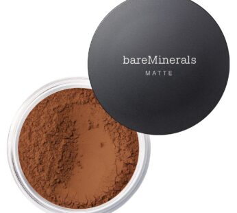 bareMinerals Original Matte Loose Mineral Foundation SPF 15, Powder Foundation Makeup, Buildable Coverage, Reduces Shine, Talc Free Foundation, Vegan