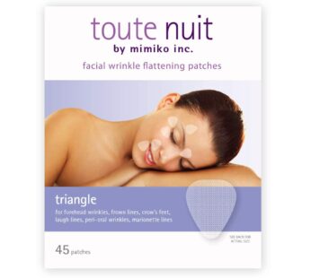 Toute Nuit Wrinkle Patches, Face Tape, Triangle – Forehead, Around Eyes and Lips – 45 Patches