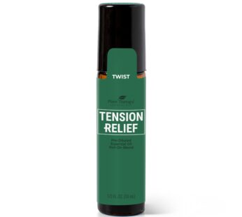 Plant Therapy Tension Relief Essential Oil Blend Pre-Diluted Roll-On 10 mL (1/3 oz) 100% Pure, Therapeutic Grade Essential Oils Diluted in Fractionated Coconut Oil