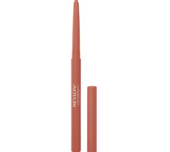 REVLON Lip Liner, Colorstay Lip Makeup with Built-in-Sharpener, Longwear Rich Lip Colors, Smooth Application, 655 Rose, 0.01 oz