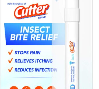 Cutter BiteMD Insect Bite Relief Stick, Analgesic And Antiseptic 0.5 Fl Oz (Pack of 1)