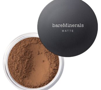 bareMinerals Original Matte Loose Mineral Foundation SPF 15, Powder Foundation Makeup, Buildable Coverage, Reduces Shine, Talc Free Foundation, Vegan