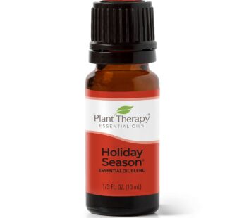 Plant Therapy Holiday Season Synergy Essential Oil 10 mL (1/3 oz) 100% Pure, Undiluted, Therapeutic Grade