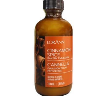 Lorann Oils Cinnamon Spice Bakery Emulsion: True Cinnamon Essence, Perfect for Enhancing Spiced Undertones in Baked Goods, Gluten-Free, Keto-Friendly, Cinnamon Extract Alternative for Your Kitchen