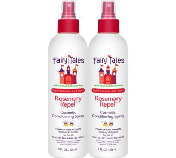 Fairy Tales Rosemary Repel Daily Kids Conditioning Spray ? Kids Like the Smell, Lice Do Not, 8 fl oz. (Pack of 2)