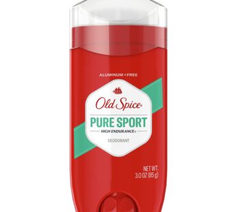 Old Spice High Endurance Deodorant for Men, Aluminum Free, 48 Hour Protection, Pure Sport Scent, 3.0 oz