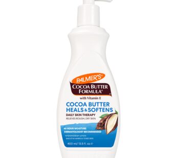 Palmer’s Cocoa Butter Formula Daily Skin Therapy Cocoa Butter Body Lotion for Dry Skin, Hand & Body Moisturizer, Pump Bottle, 13.5 Oz (Pack of 1)