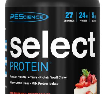 PEScience Select Low Carb Protein Powder, Strawberry Cheesecake, 27 Serving, Keto Friendly and Gluten Free