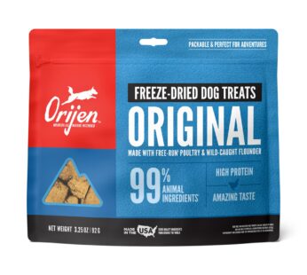 ORIJEN Freeze Dried Original Dog Treats, WholePrey Ingredients, 3.25oz