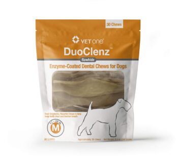 vetone DuoClenz Enzyme Coated Dental Chews for Medium Size Dogs 30 Count