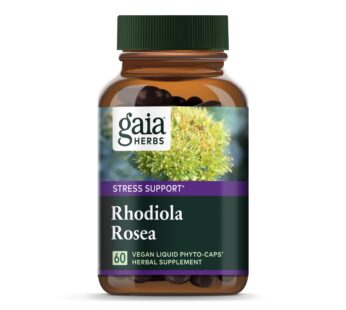 Gaia Herbs Rhodiola Rosea – Stress Support Supplement Traditionally for Supporting Healthy Stamina and Endurance – with Siberian Rhodiola Root Extract – 60 Vegan Liquid Phyto-Capsules (30-Day Supply)