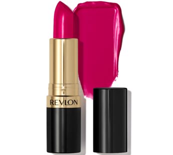 Revlon Lipstick, Super Lustrous Lipstick, Creamy Formula For Soft, Fuller-Looking Lips, Moisturized Feel in Reds & Corals, Love Is On (745) 0.15 oz