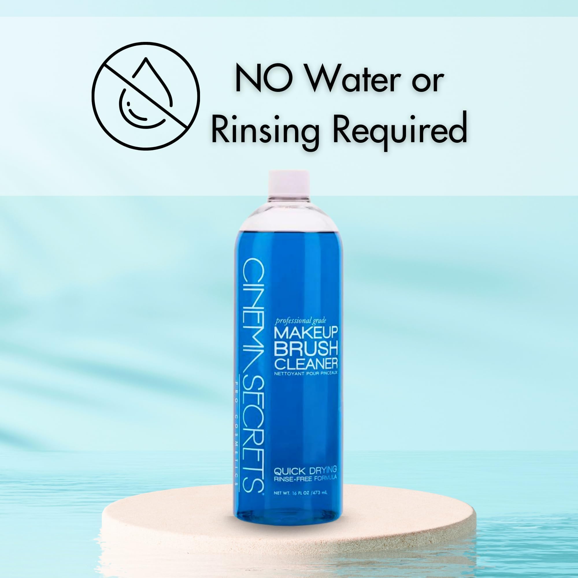 Cinema Secrets Professional Makeup Brush Cleaner, 16 fl oz, Vanilla - Image 3