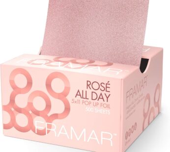 Framar Ros? All Day Pop Up Hair Foil, Aluminum Foil Sheets, Hair Foils For Highlighting – 500 Foil Sheets