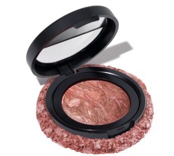 LAURA GELLER NEW YORK Dermatologist Approved – Baked Blush-n-Brighten Marbleized Blush- Sunswept Creamy Lightweight Satin Finish