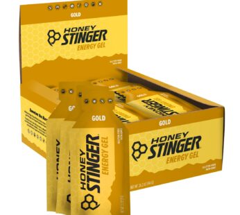 Honey Stinger Gold Energy Gel | Gluten Free & Caffeine Free | for Exercise, Running and Performance | Sports Nutrition for Home & Gym, Pre and Mid Workout | 24 Pack, 26.4 Ounce