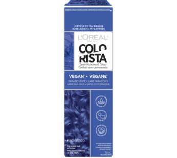 L’Oreal Paris Colorista Semi Permanent Hair Color for Bleached or Blonde Hair, Color Depositing Hair Mask Formula, Indigo
