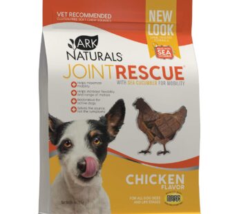 Ark Naturals Joint Rescue Dog Chew, Chicken Flavor, Joint Supplement with Glucosamine & Chondroitin, 1 Pack